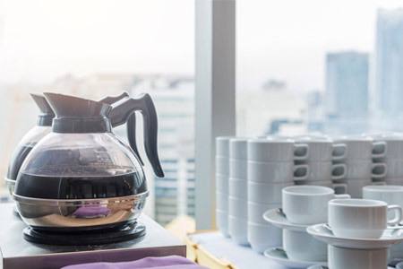 Coffee service for faculty