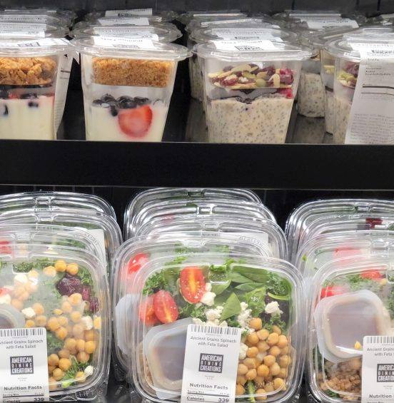 Healthy food options for school vending